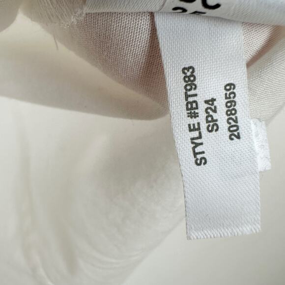 J.Crew Petite Sleeveless Cotton Poplin Shirt White Signature Fit Classic XSP NWT - Picture 9 of 11